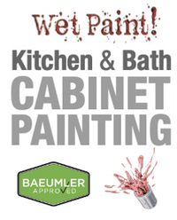 Wet Paint! Kitchen Cabinet Painting